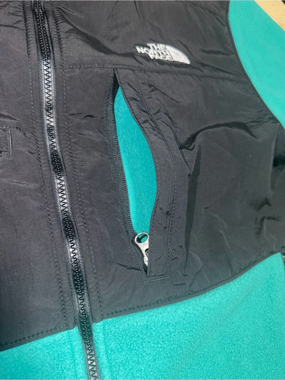 The North Face Teal DENALI 2.0 Men Fleece Full Zipper Jacket Mens Medium Winter